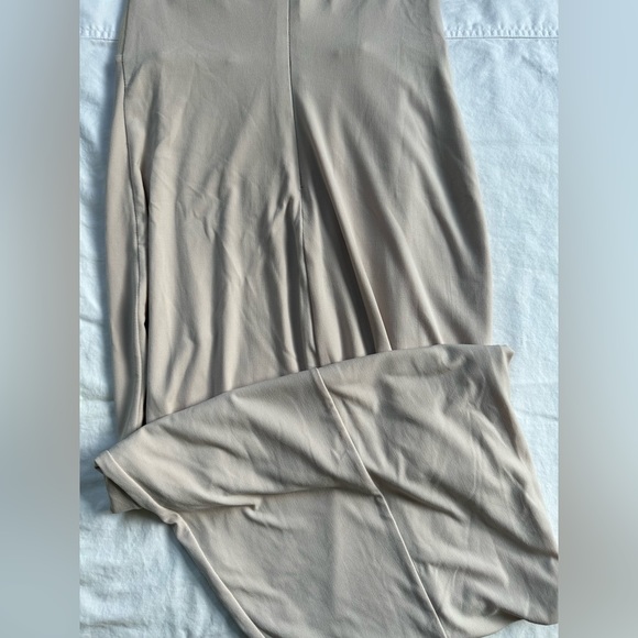 Nookie high neck blush colored dress with mesh inserts - Picture 6 of 8